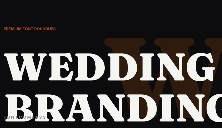 Best Fonts to Buy for Wedding Branding - FontCompass cover
