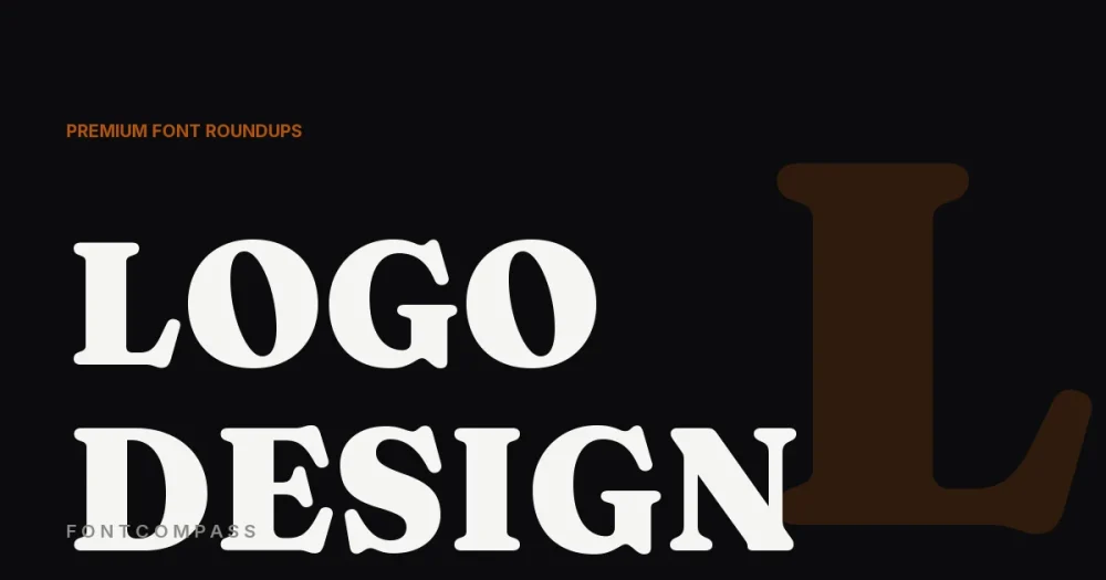 Best Premium Fonts for Logo Design (Worth Paying For) - FontCompass cover