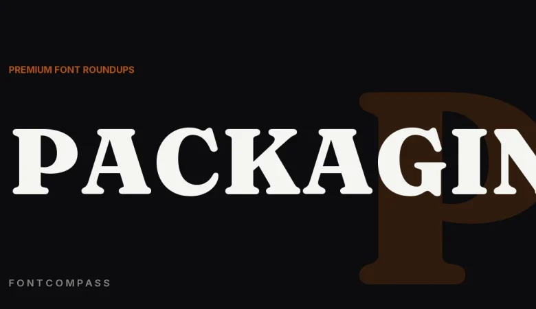 Best Premium Fonts for Product Packaging - FontCompass cover