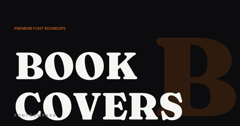 Best Premium Fonts for Professional Book Cover Design - FontCompass cover