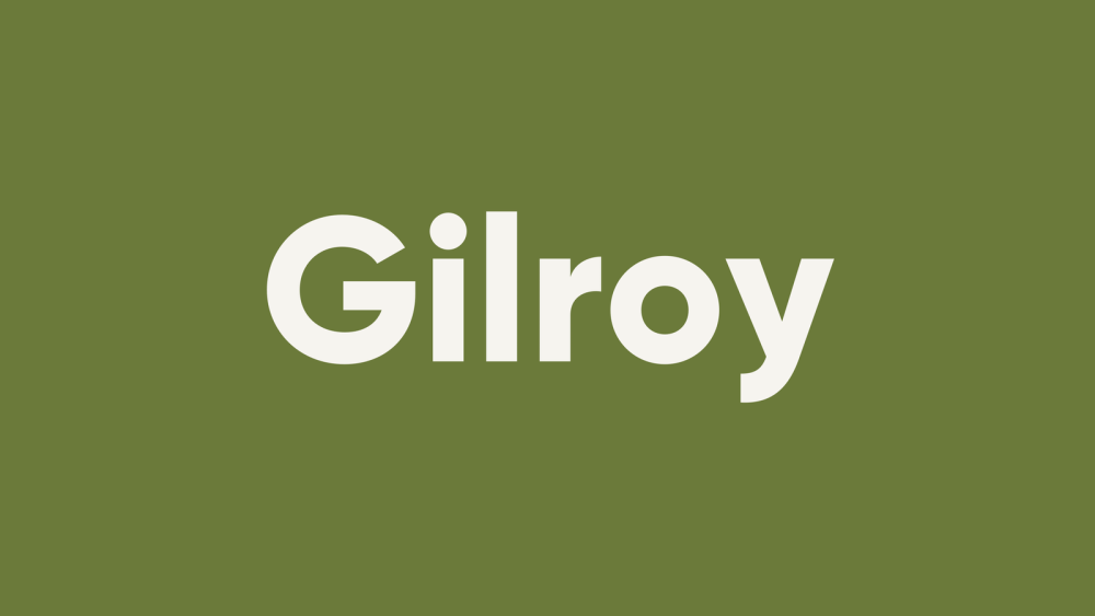 Gilroy Font Free Download: 2 Official Weights (Commercial OK)