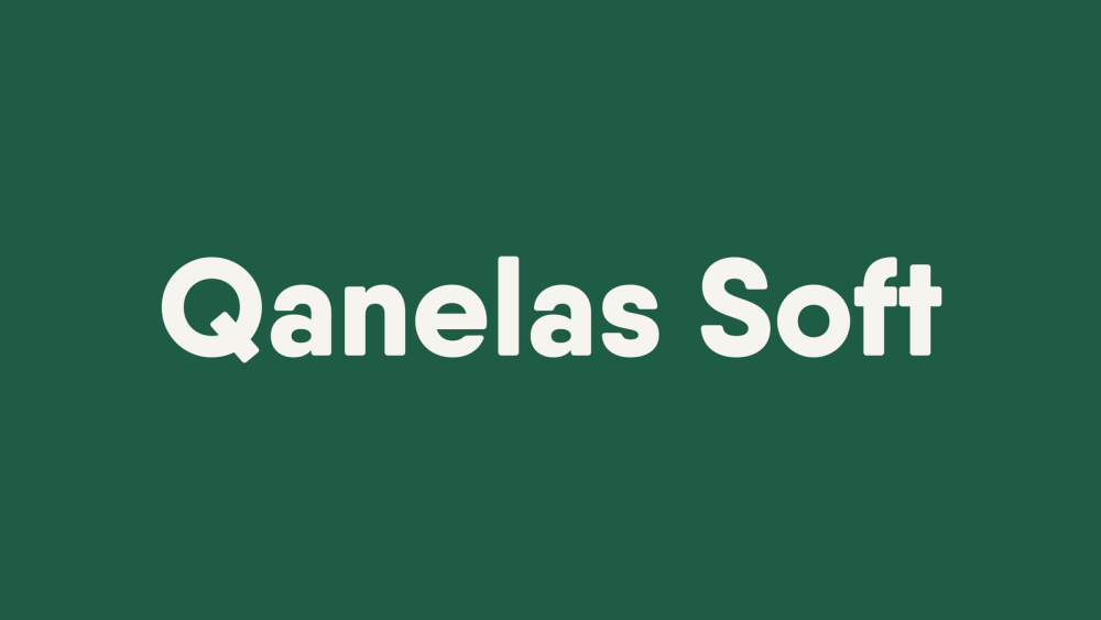 Qanelas Soft Font Free Download: 2 Official Weights